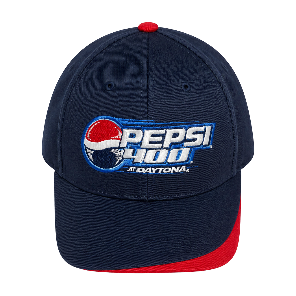 Vintage Pepsi 400 at Daytona NASCAR Adjustable Strapback Hat 1