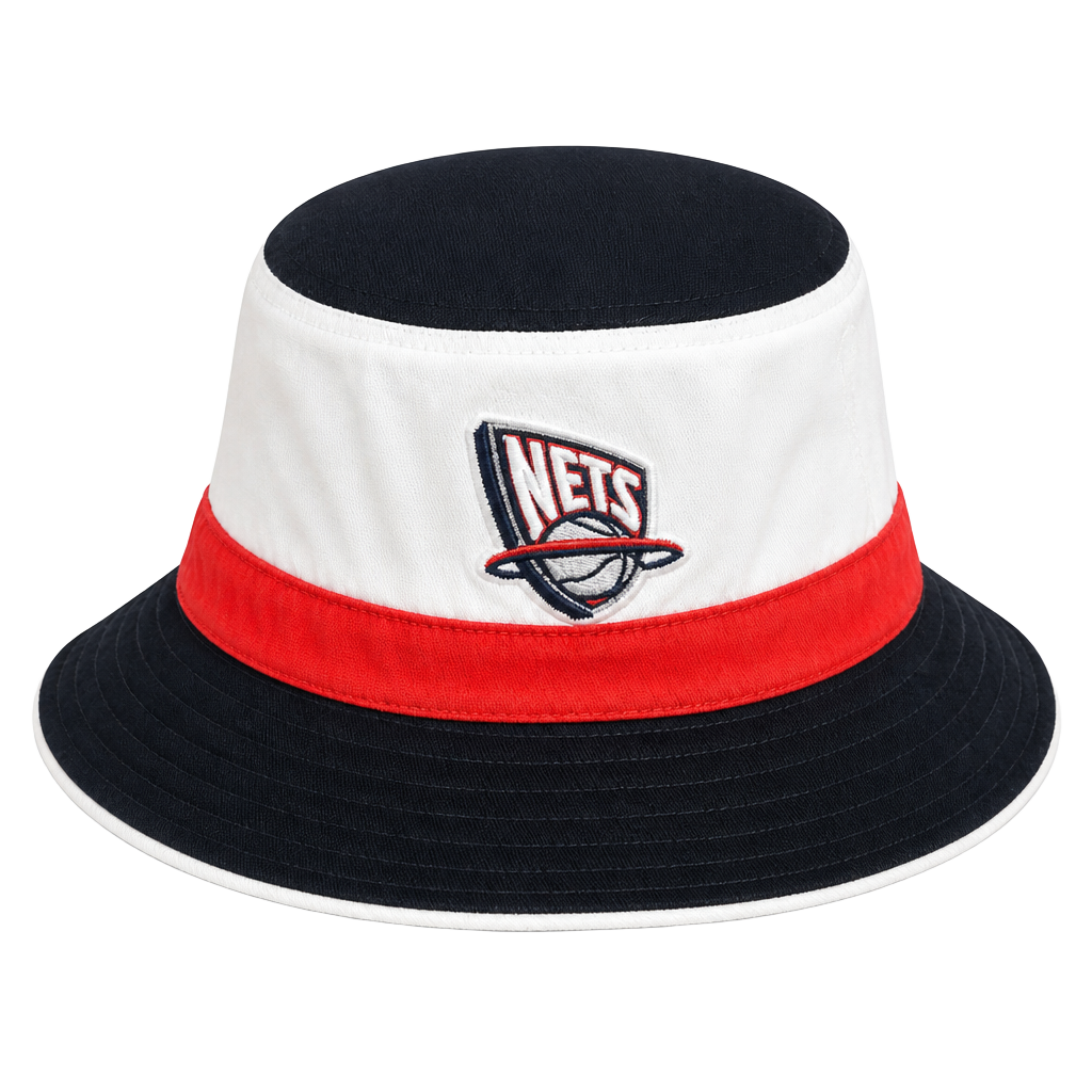 New Era New Jersey Nets NBA Terry Cloth Bucket Hat Size L/XL 1