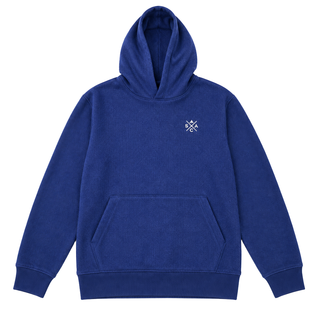 Andy Cohen x Sant and Abel Hoodie Size 9-10 Blue Terry Cotton 1
