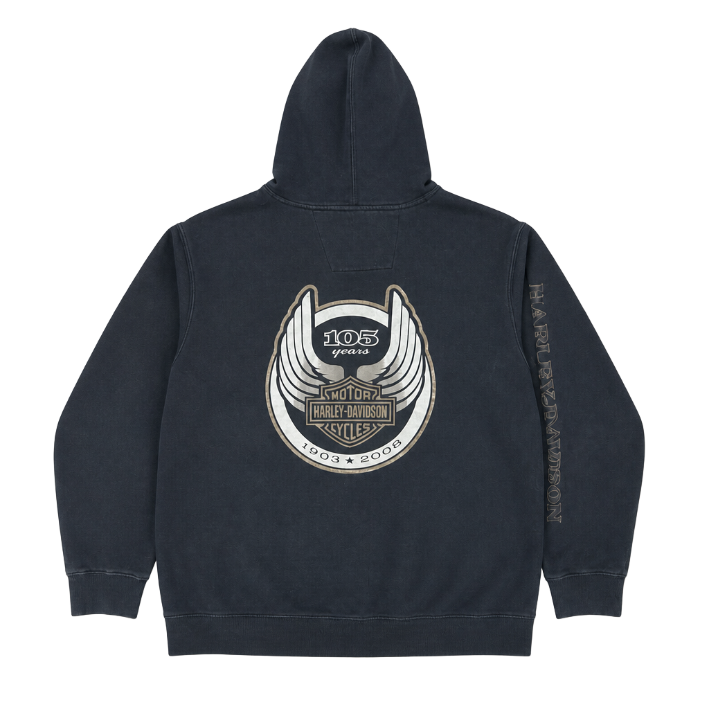 2008 Anniversary Harley Davidson Zip Up 1