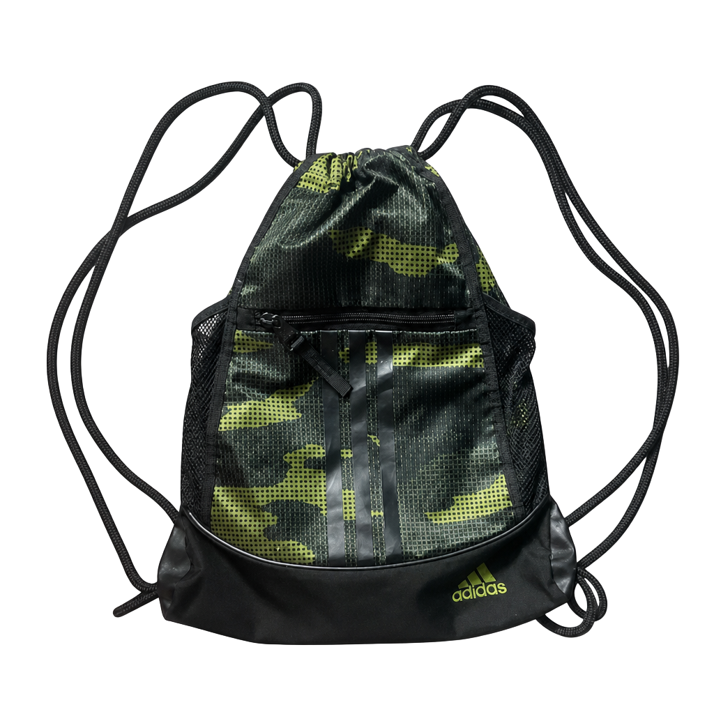 Adidas Alliance II Sackpack Camo Drawstring Gym Bag 1