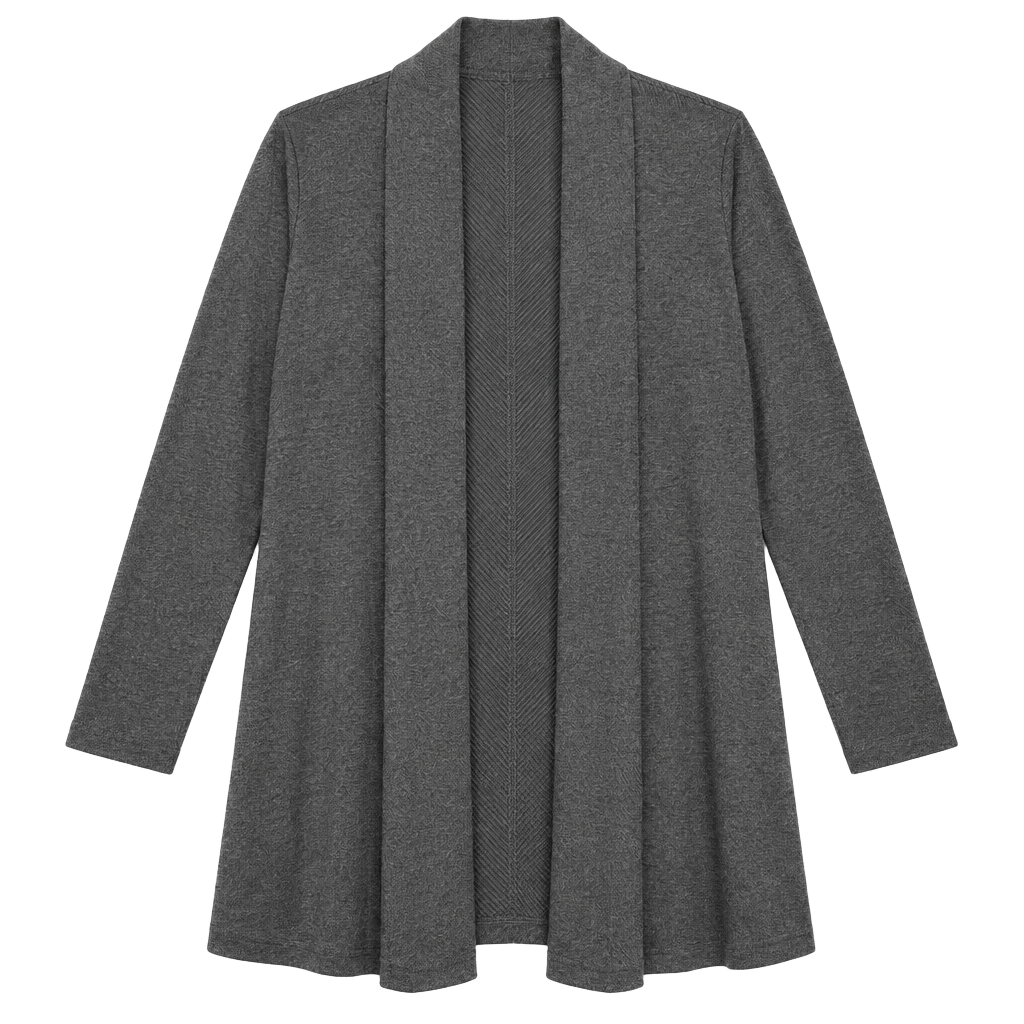 Johnston & Murphy Cardigan Size M Gray Open Front Sweater 1