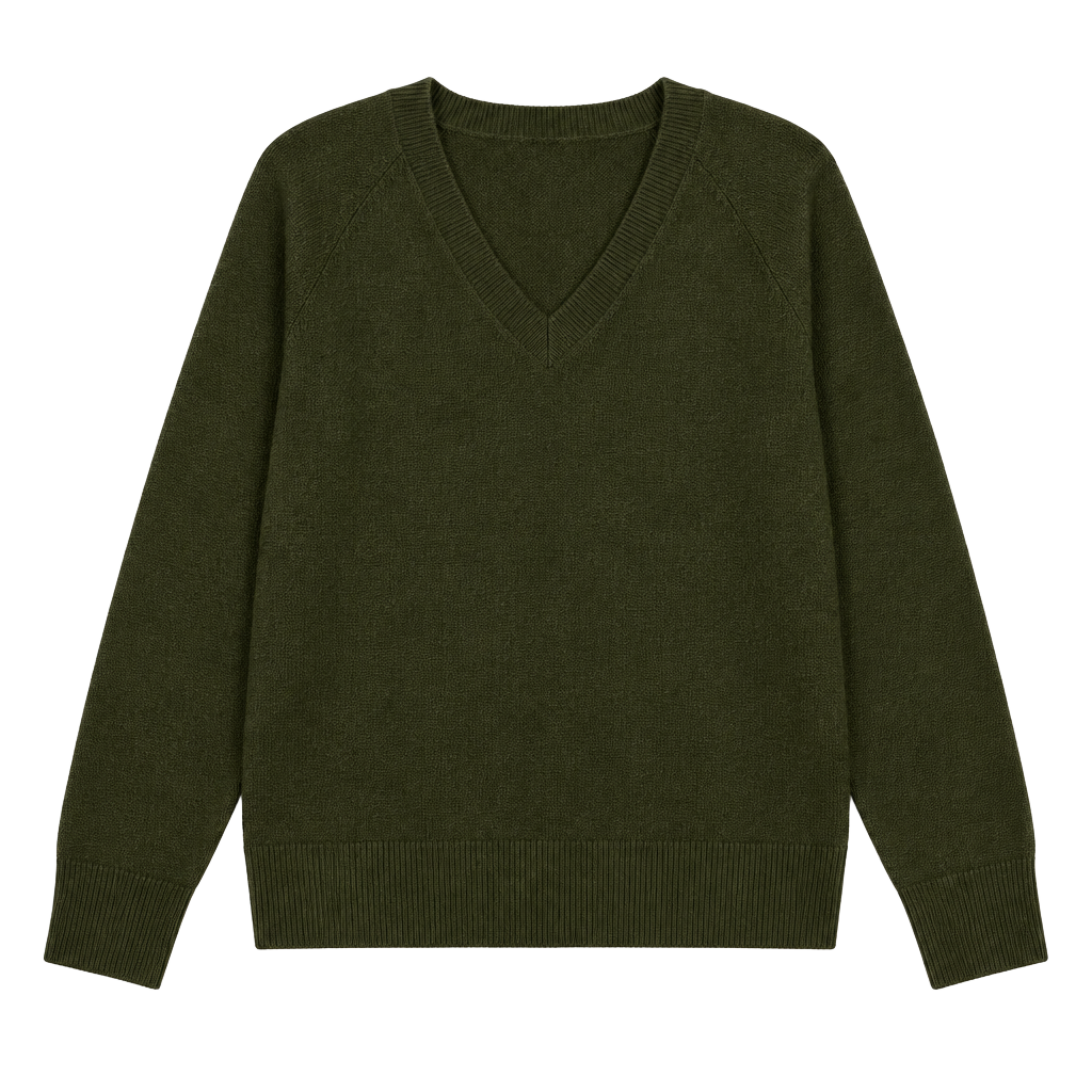 Old Navy SoSoft V-Neck Sweater Size M Olive Green 1