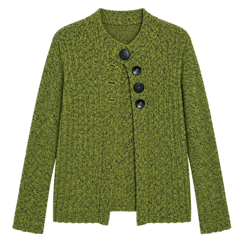 Nomadic Traders Cardigan Sweater Size M Green Ramie Cotton 1