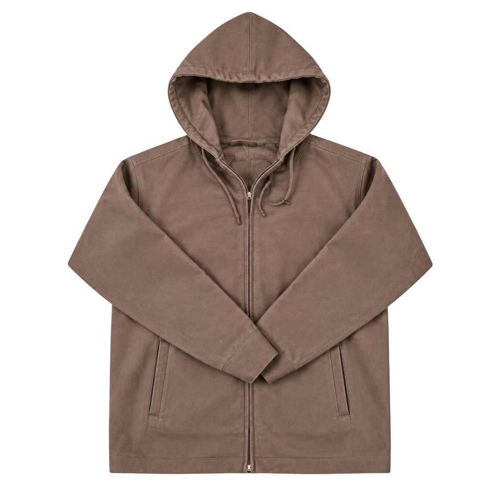 Oakley Full Zip Hoodie Size L Brown Technical Fleece 1
