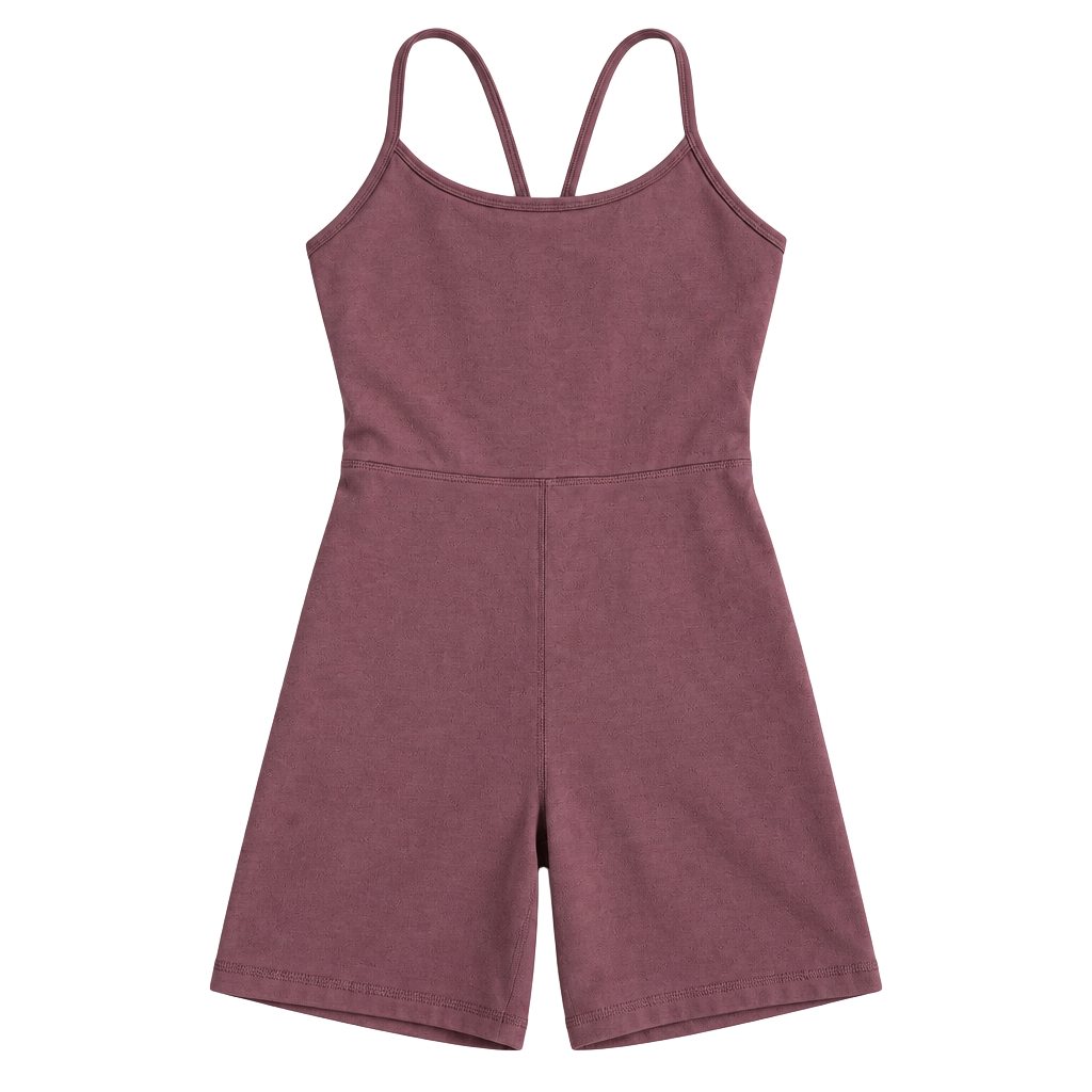 Old Navy PowerChill Racerback Bodysuit Size M Mauve Romper 1