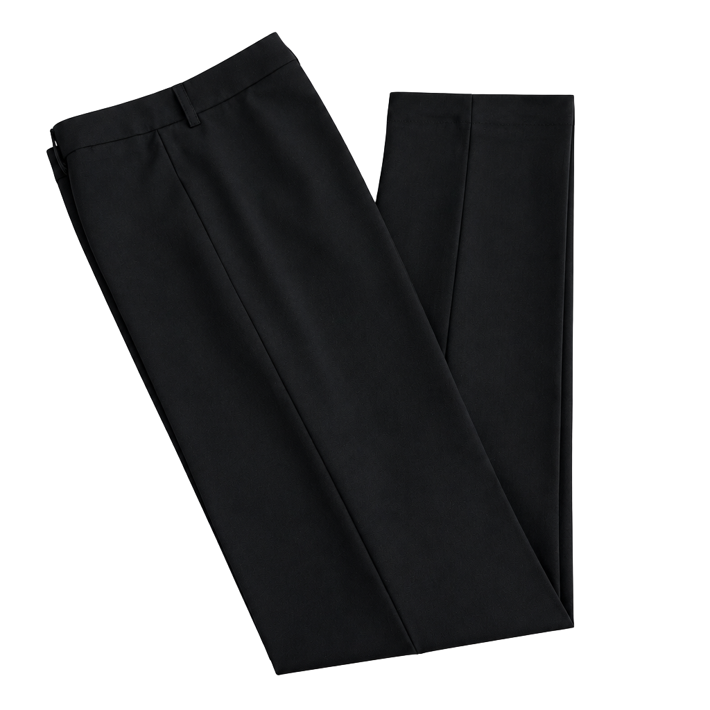 Theory Dress Pants Size 2 Black Wool Blend Tailored Trousers 1