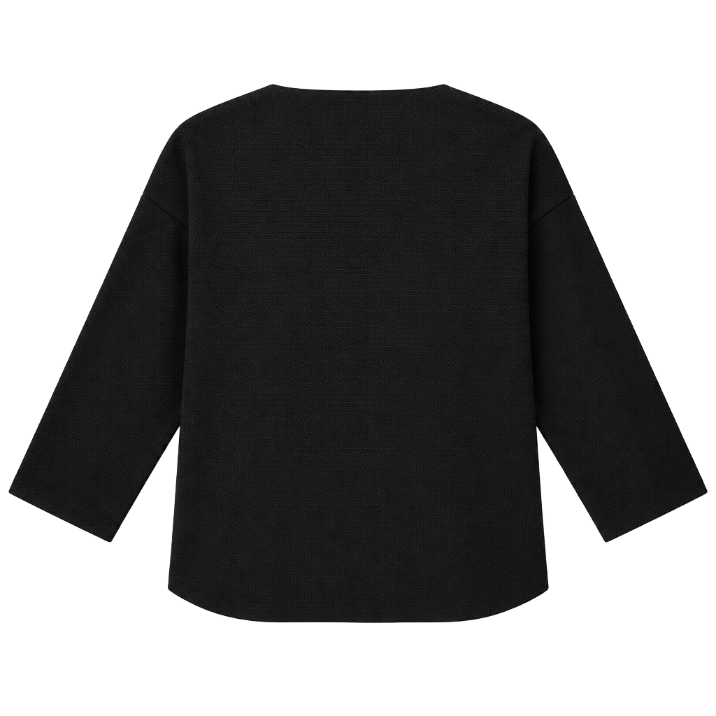 Uniqlo Crewneck Pullover Size L Black Knit Sweater 1