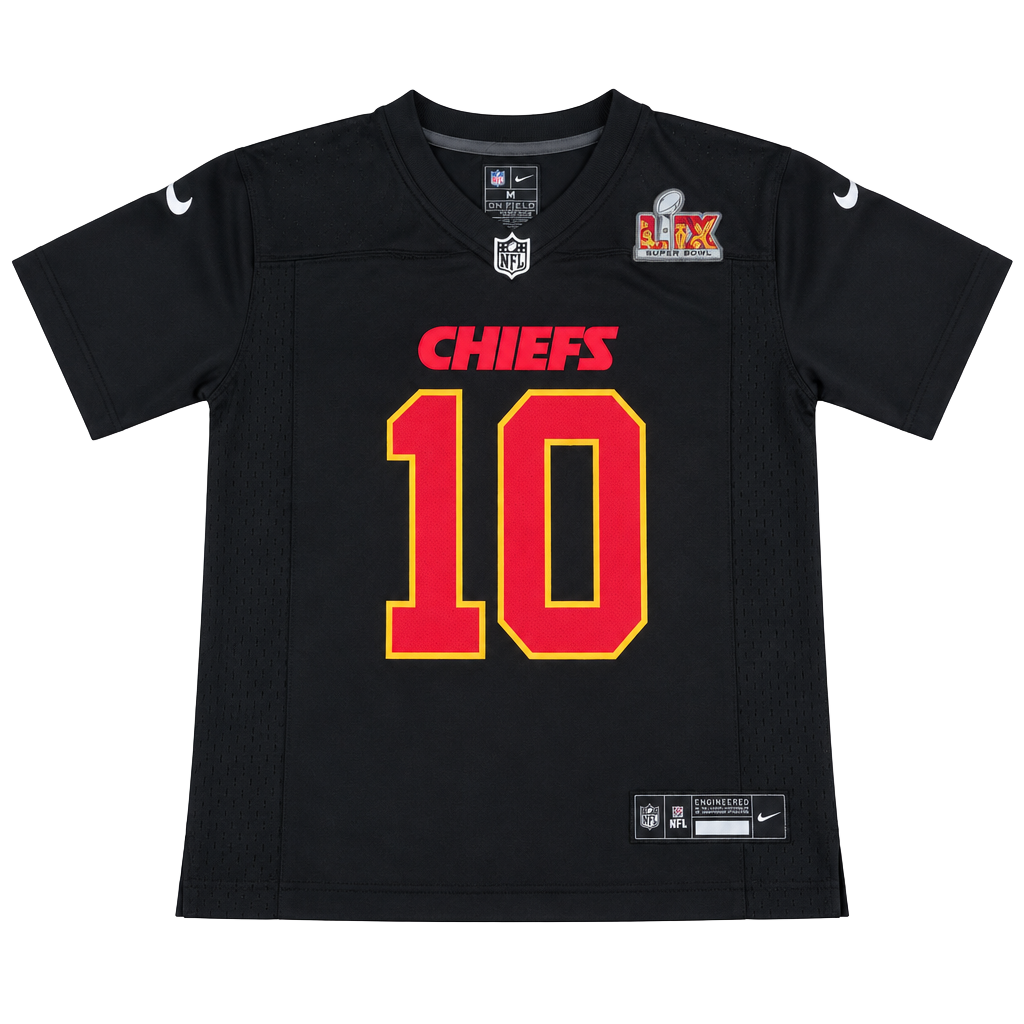 Nike Kansas City Chiefs Super Bowl Jersey Size M Black 1