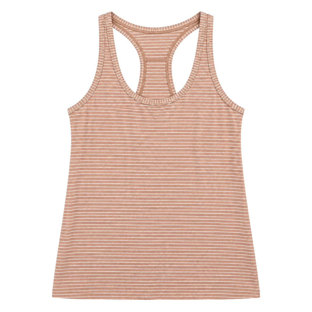 Lululemon Striped Tank Top Size 10 Beige White Active 1