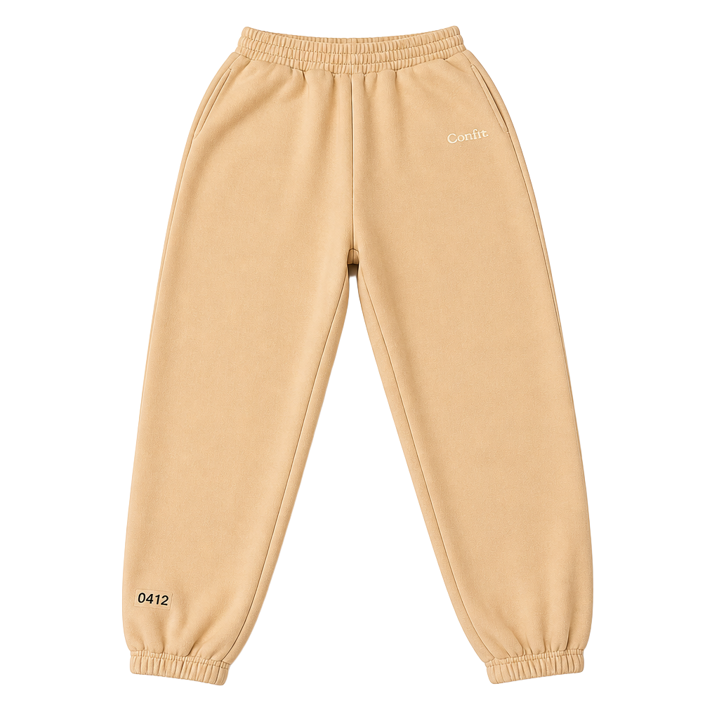 Comfrt Signature Cream Sweatpants Joggers XL 1