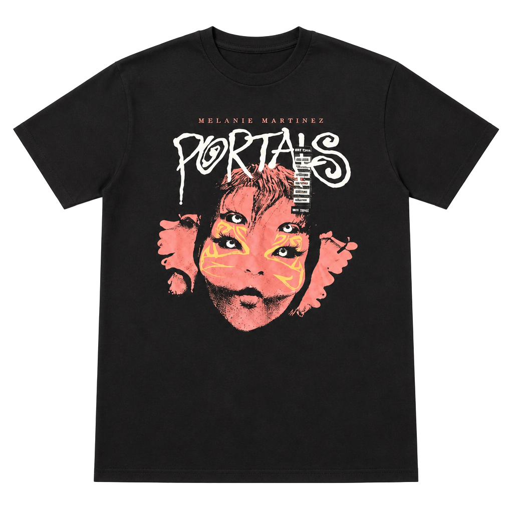 Melanie Martinez Portals Creature Face Black T-Shirt Medium Hot Topic 1