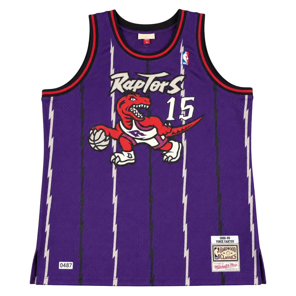 Vince Carter Toronto Raptors 1998-99 Purple Authentic Jersey, 1