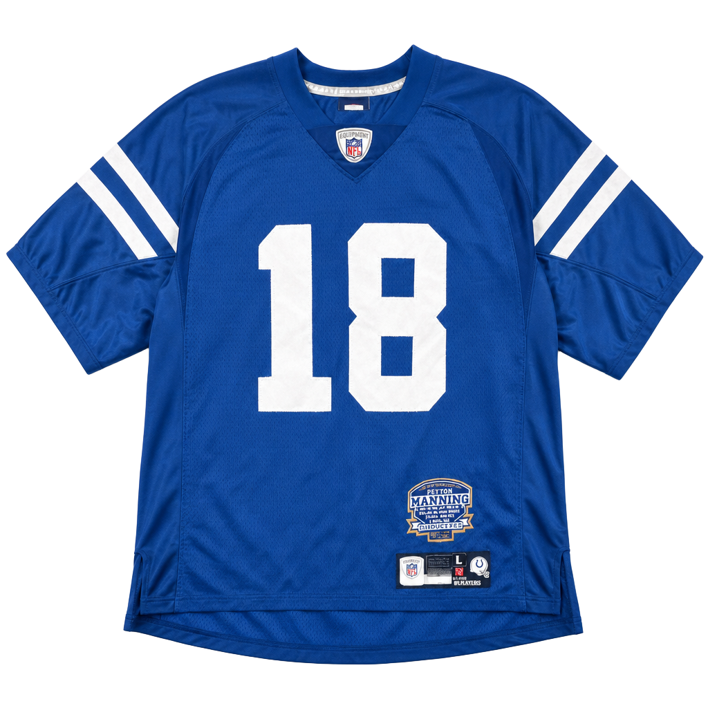 2007 Vintage Reebok Indianapolis Colts Peyton Manning #18 Limited Edition Commemorative NFL Jersey 1