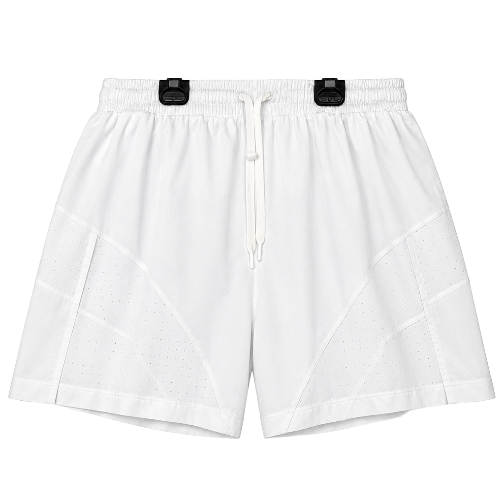 Avia Athletic Shorts Size L (12-14) White Drawstring Activewear 1