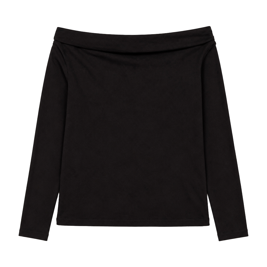 A New Day Cowl Neck Long Sleeve Top Size 1X Black 1