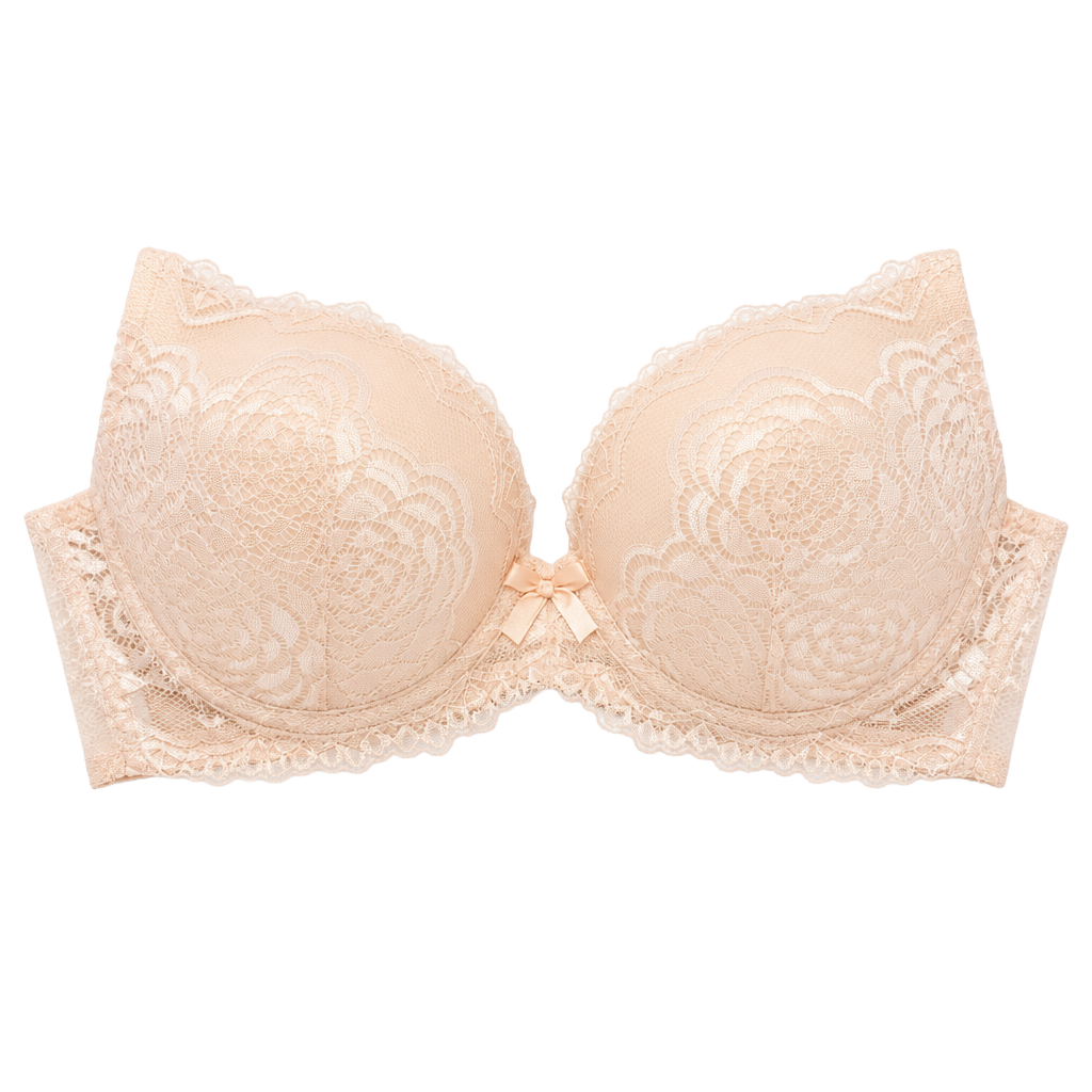 Rene Rofe Floral Lace Underwire Padded Bra Size 38C 1