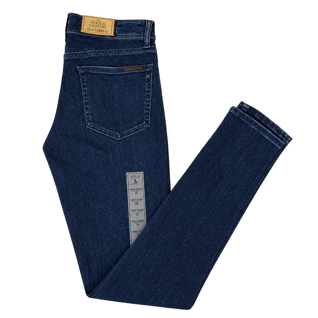 Polo Ralph Lauren The Varick Legging Dark Indigo Denim Jeans Size 26 DK INDIGO 1