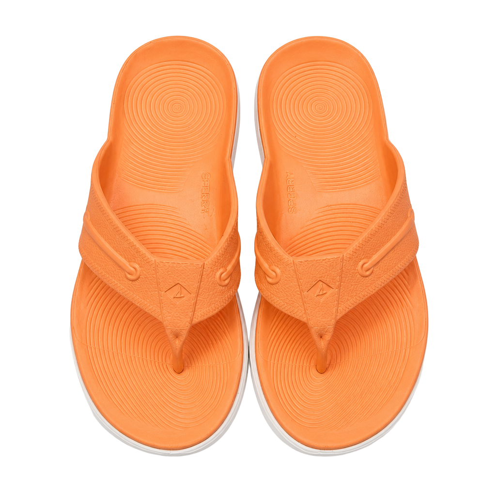 Sperry Windward Float Women's Peach Orange Thong Sandals Size M6/W8 1