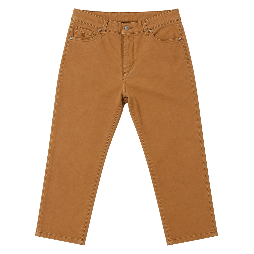 Gloria Vanderbilt Amanda 2.0 Slim Leg Brown Pants Size 14 1