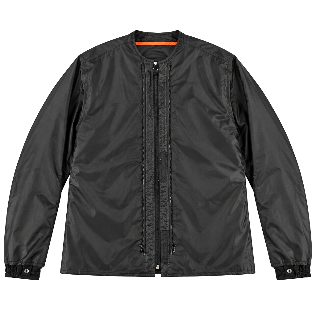 Sedici Motorcycle Jacket Size WLG Black Quilted Liner Zip 1