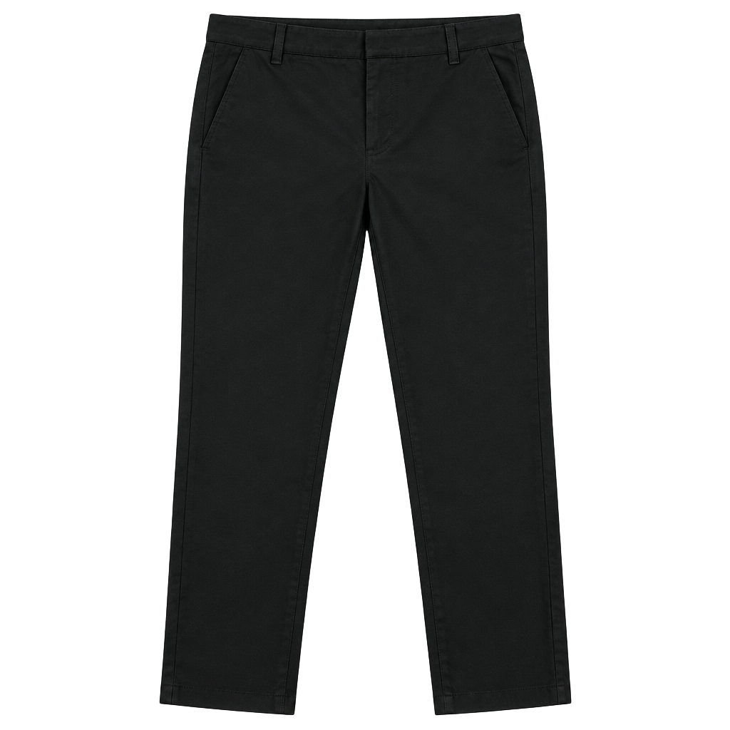 Vince Chinos Size 6 Black Cotton Blend Ankle Pants 1