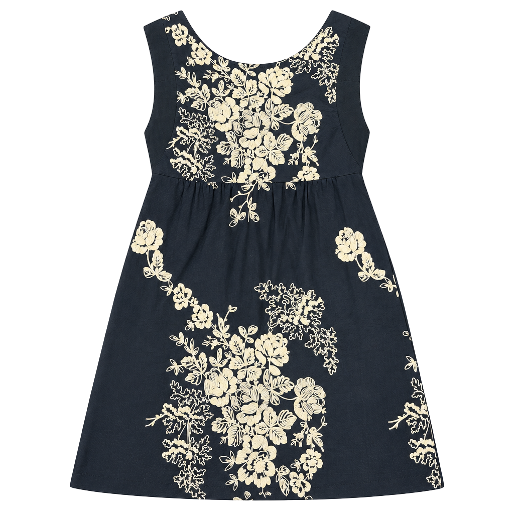 J.Crew Mirabel Floral Embroidered Dress Size 4 Gray Cotton 1