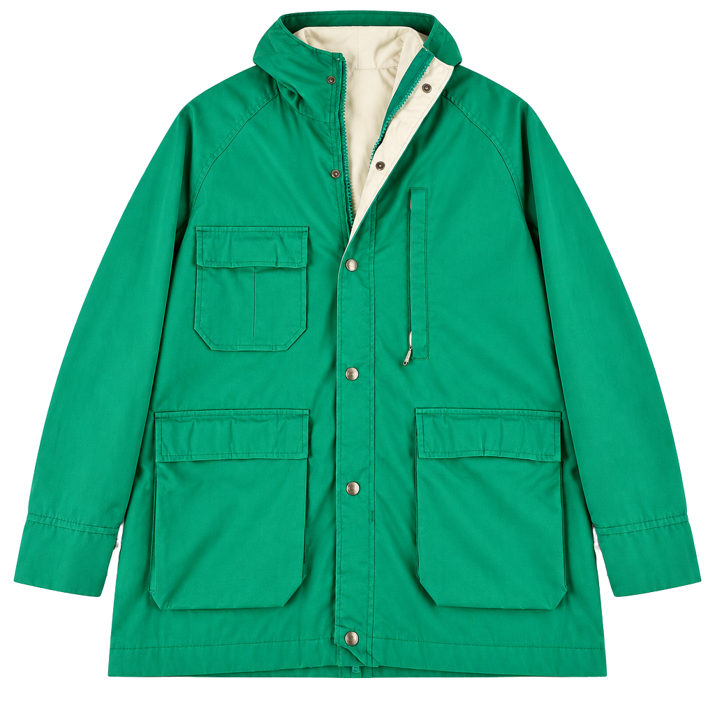 Woolrich Mountain Parka Green Kelly Hooded Jacket 1