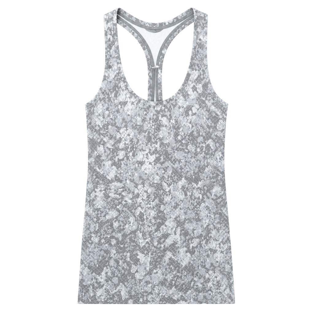 Lululemon Cool Racerback Short Tank Nulu in Hideaway Camo White Starlight 1
