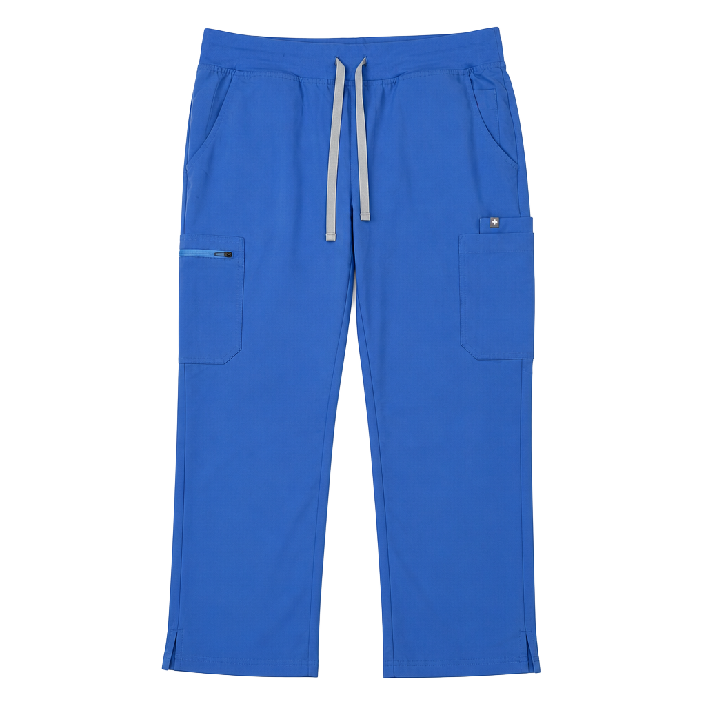 FIGS Technical Collection Yola Yoga High Waisted Scrub Pants Black 1