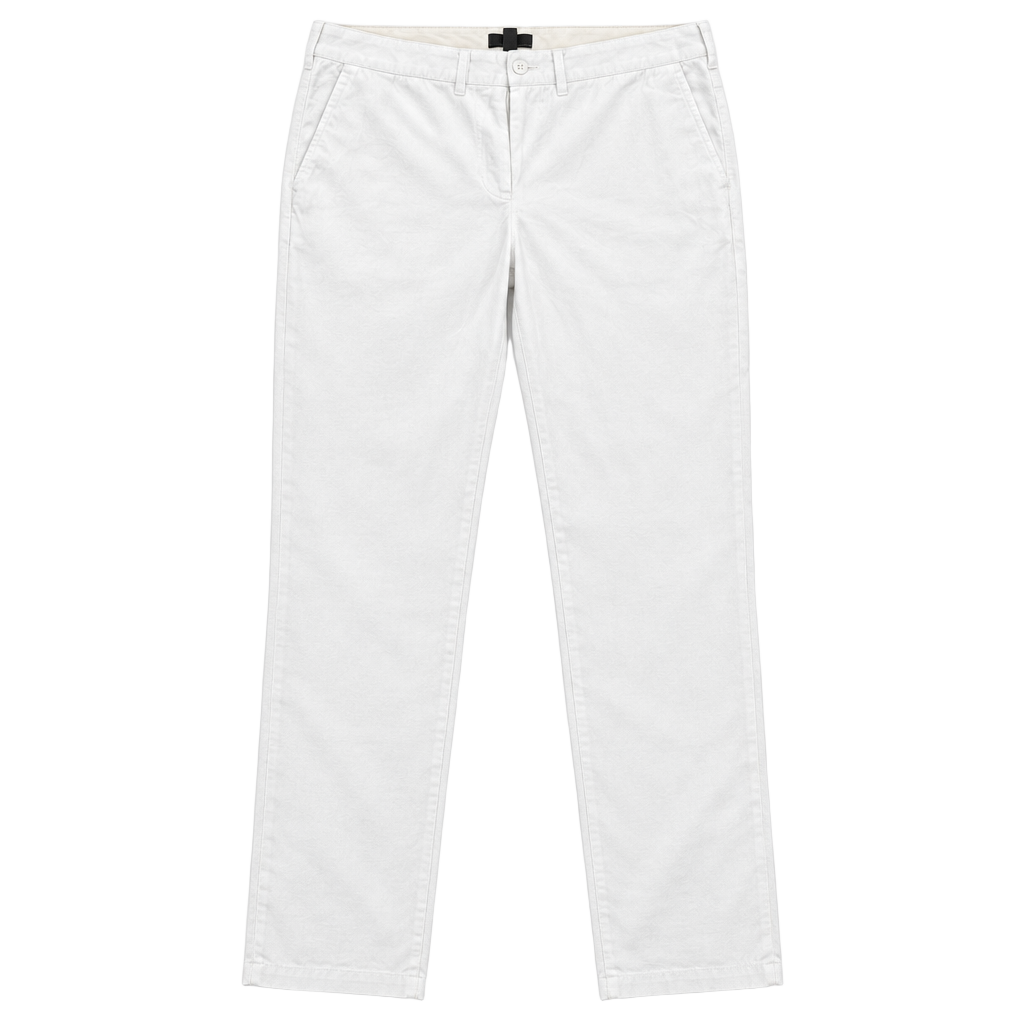 J.Crew Campbell Pant Size 12 White Trouser Chinos 1
