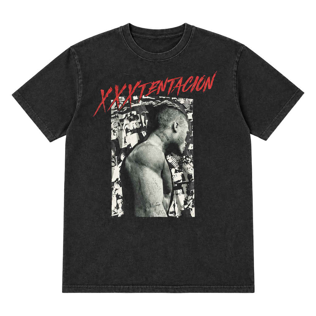 XXXTentacion Graphic T-Shirt Size MD Black Rap Music Merch 1