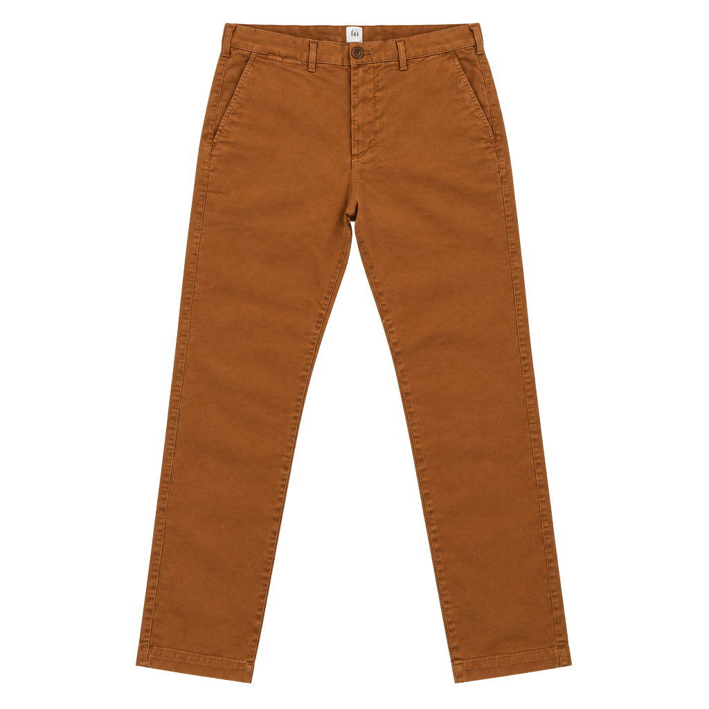 Gap Essential Khaki Straight Taper Pants 36x32 Brown Cotton Chinos 1