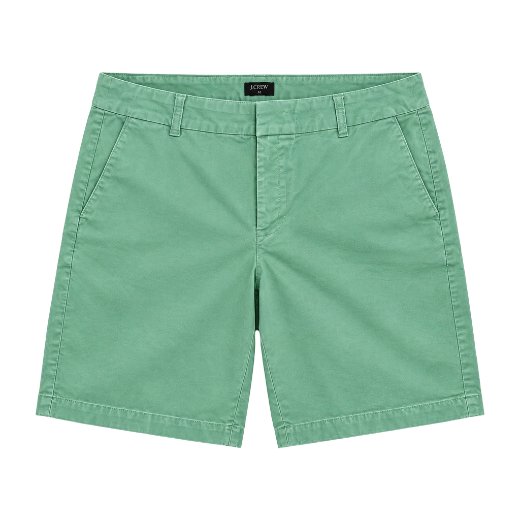 J.Crew Shorts Size 12 Green/Teal Cotton 1