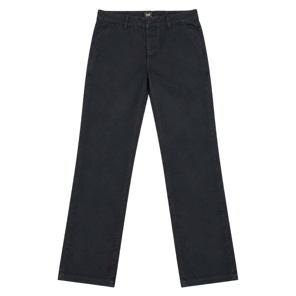 Lee Wrinkle Free Pants Size 8 Long Black 1