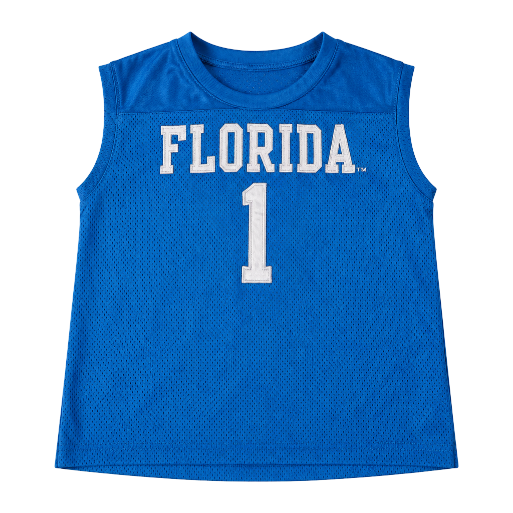Mighty Mac Sports Florida Gators Football Jersey Size 7 Blue #1 1