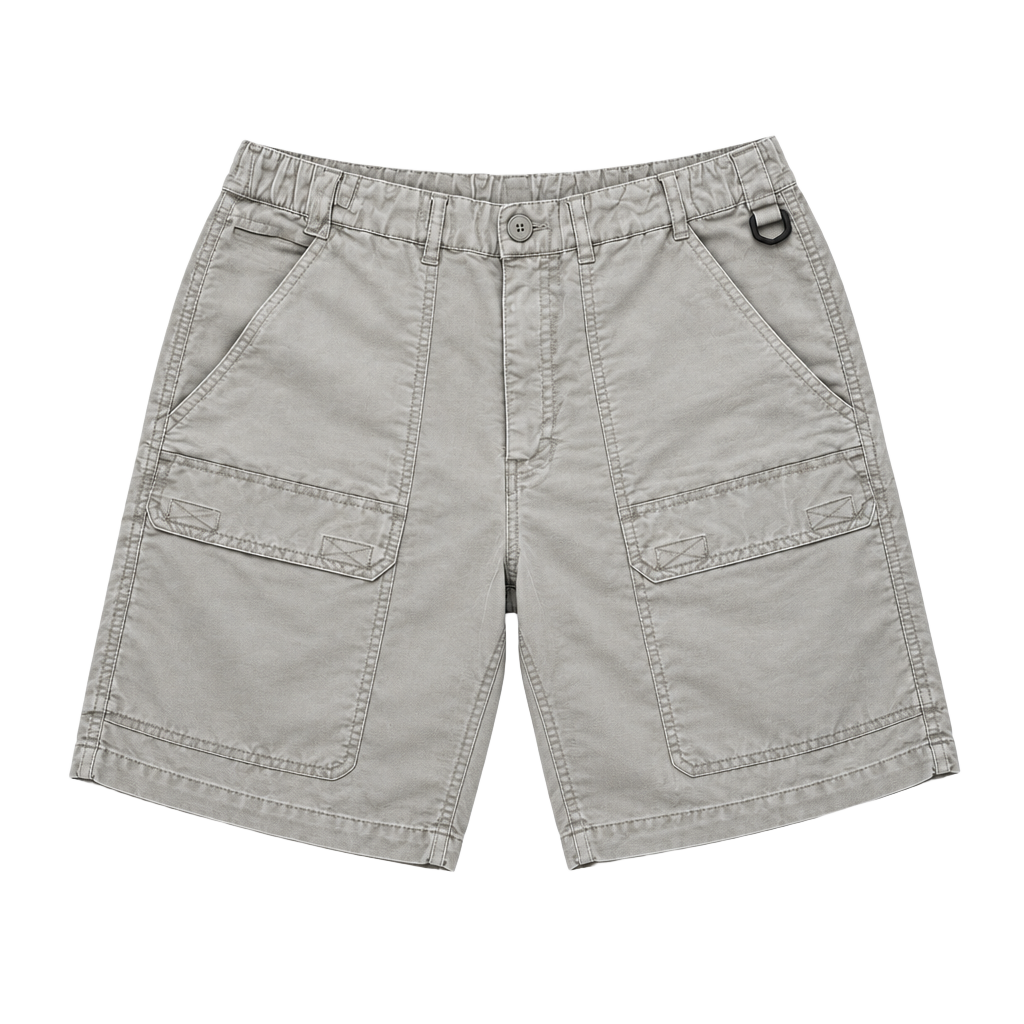 The North Face Cargo Shorts Size L Gray Pre-Owned 1