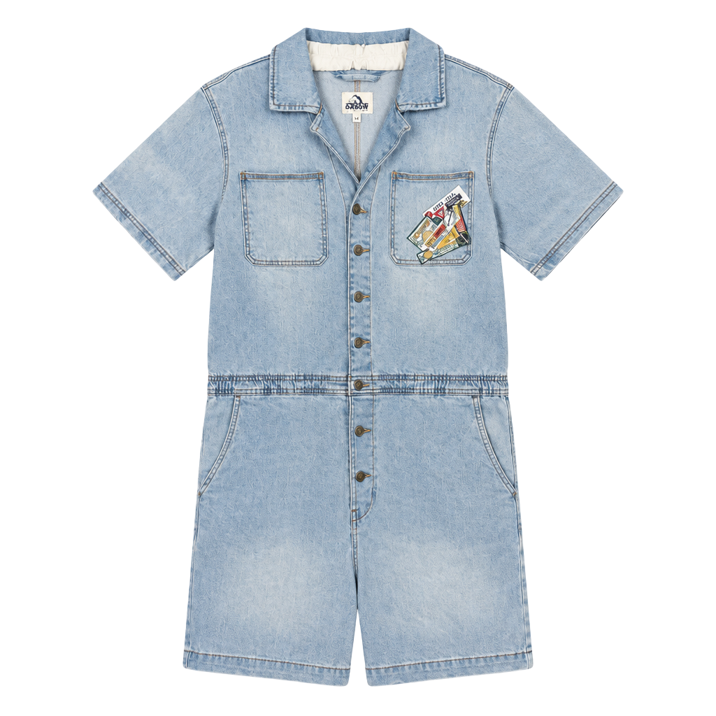Vintage Y2K Jordache Denim Short Romper 1