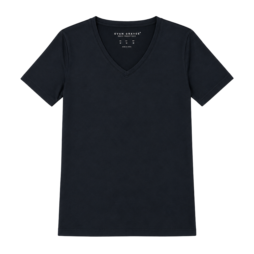 Susan Graver Black V-Neck Short Sleeve Stretch Top Sz XS 1