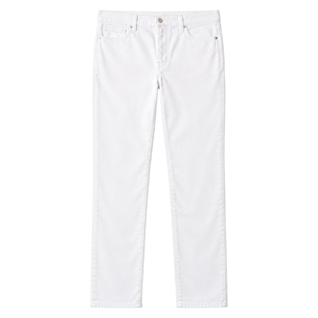 Ella Moss White Straight Leg Jeans Size 16 1