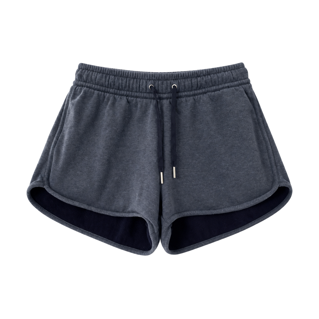 TravisMathew Terry Sweatshorts Size M Blue Fleece Lounge Shorts 1