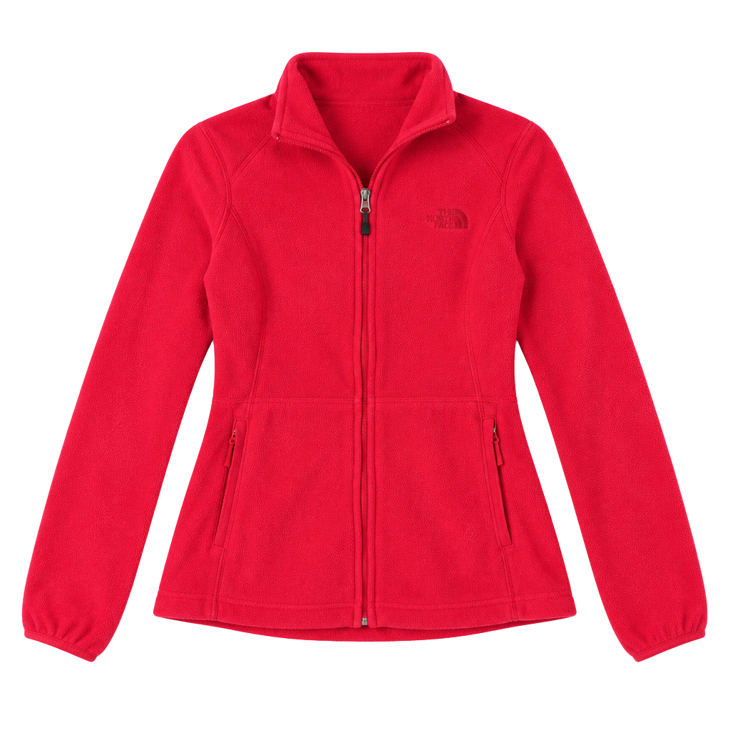 The North Face Fleece Zip Hoodie Size M Pink Full Zip Jacket 1