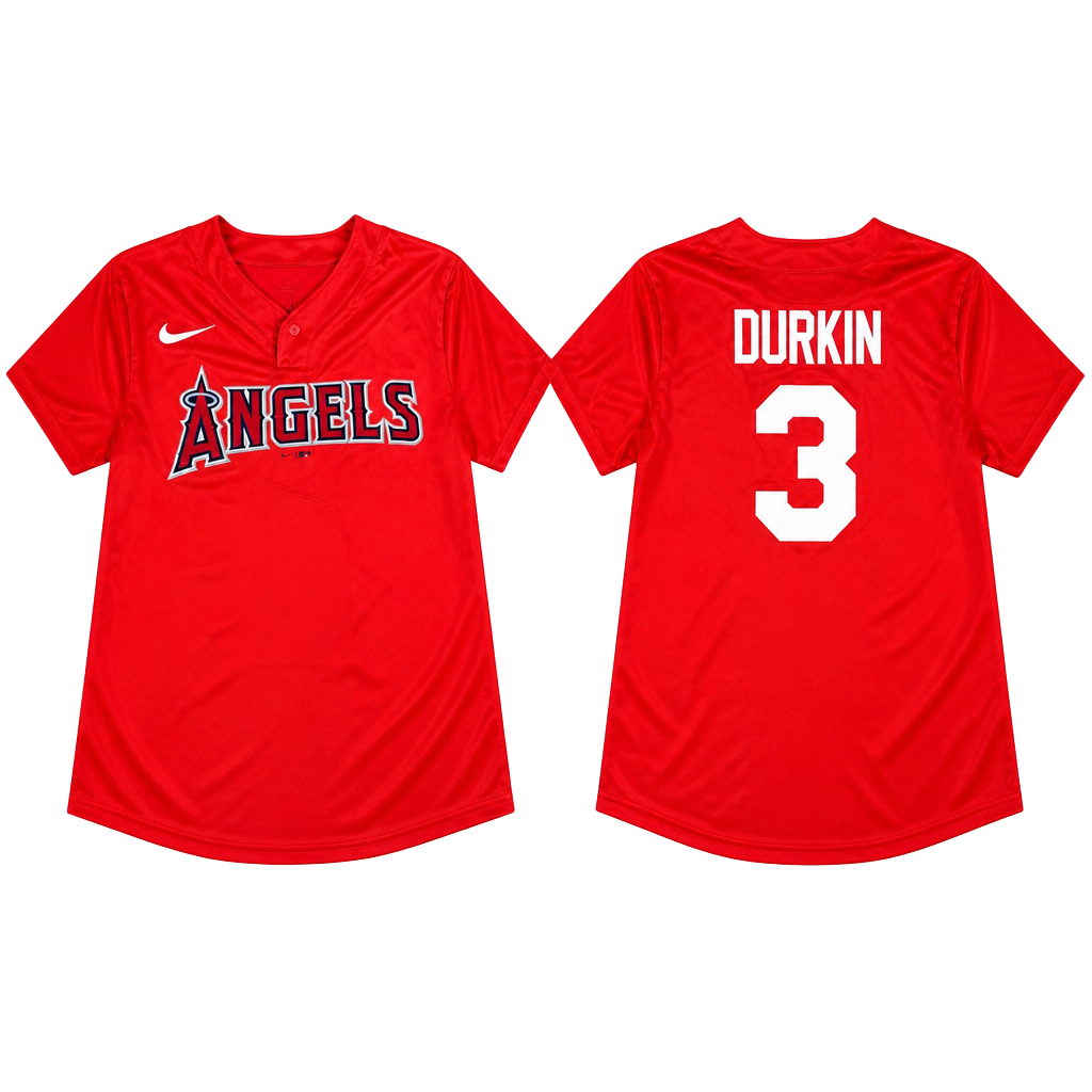 Nike Angels Durkin 3 Baseball Jersey Red womens M 1