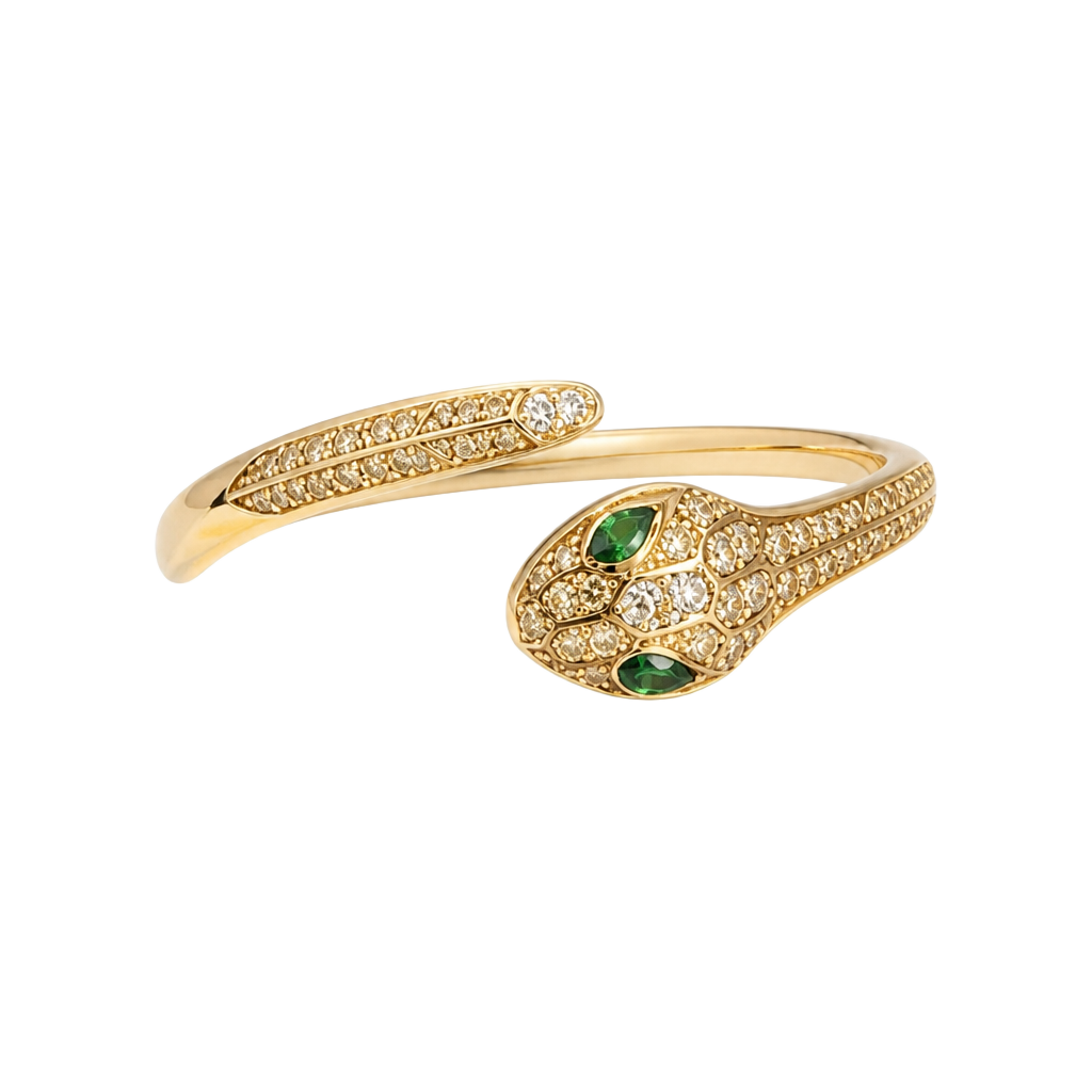 Green Eye Snake Bracelet – , 1