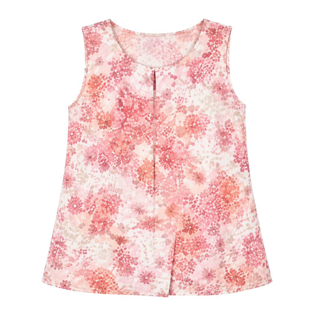 Metaphore Pink Sleeveless Blouse 1