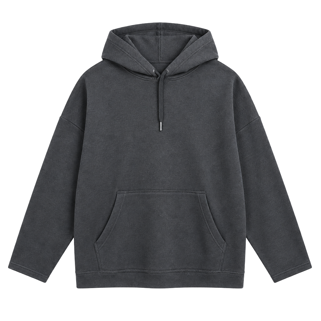 Black Oversized Hoodie Sweatshirt 1
