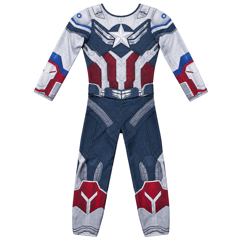 Marvel Avengers Endgame Captain America Quantum Realm Costume Size Youth Medium 8-10 1