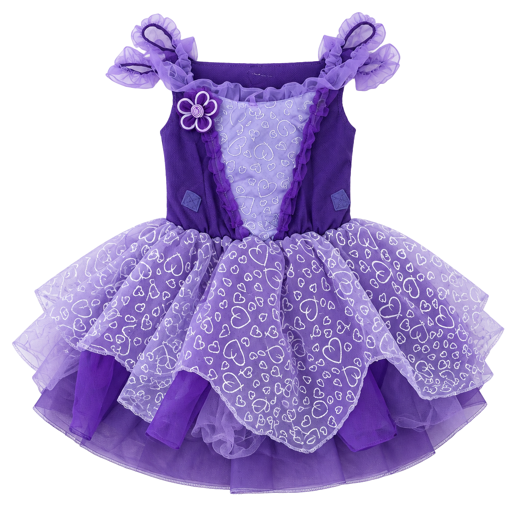 Dream Dazzlers Purple Dress Size 3-6 Years Old Princess Costume 1