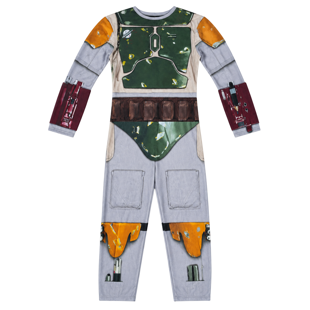 Rubies Star Wars Boba Fett Costume Jumpsuit Halloween 1