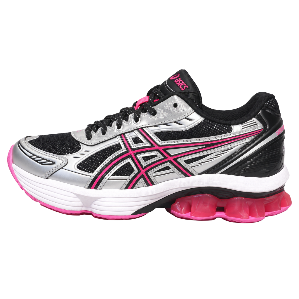 New Asics Gel Kinetic Fluent Black Pink Glo Size 6.5 Women’s 5 Mens Running 1